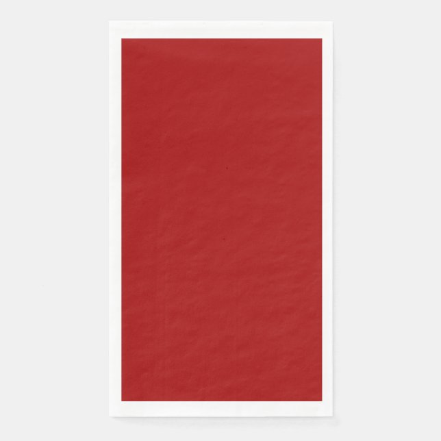 Servilleta De Papel Dark Candy Apple Red Solid Color (Anverso)