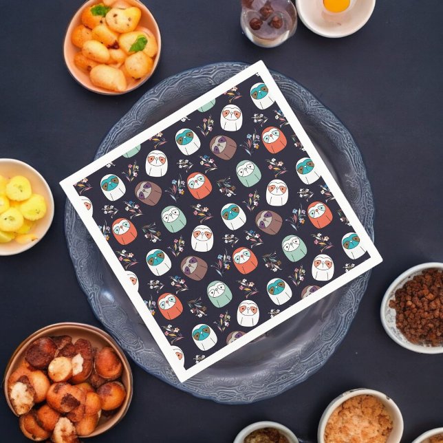 Servilleta De Papel Dark Sloth (dinner napkin)