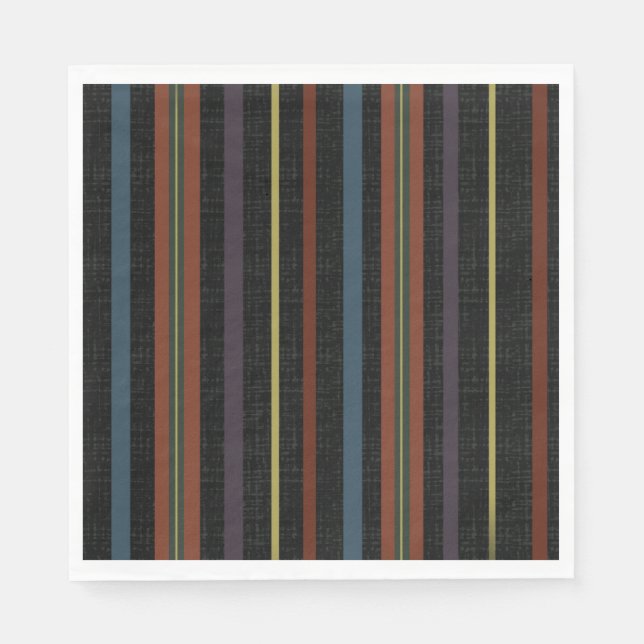 Servilleta De Papel Dark Stripes (Anverso)