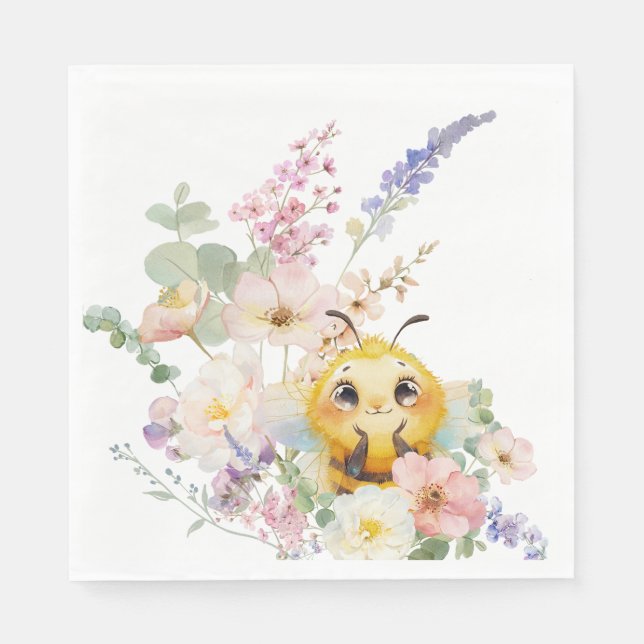 Servilleta De Papel Darling Bee Paper Napkin (Anverso)