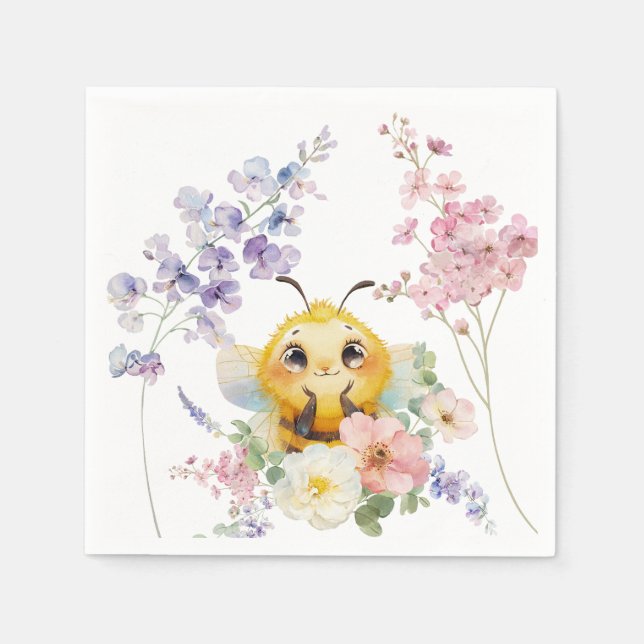 Servilleta De Papel Darling Bee Paper Napkin (Anverso)