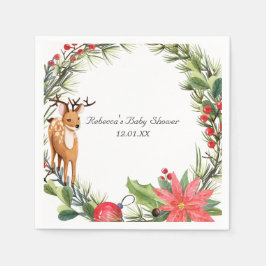 Servilleta De Papel Darling Reindeer | NAVIDADES BABY SHOWER