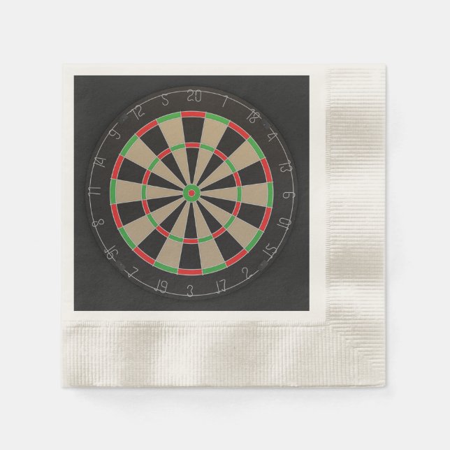 Servilleta De Papel Dartboard Lover (Anverso)