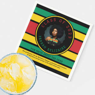 Servilleta De Papel Datos divertidos de graduación de fotos panafrican