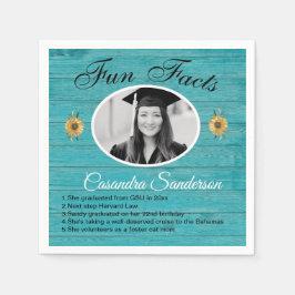Servilleta De Papel Datos divertidos de la fiesta de graduación Servil