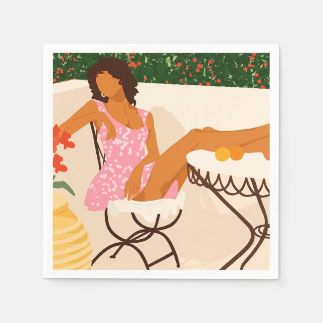 Servilleta De Papel Daydream de verano (Anverso)