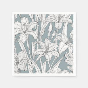 Servilleta De Papel Daylilies