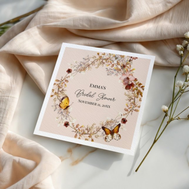 Servilleta de papel de acuarela de flor silvestre  (Subido por el creador)