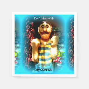servilleta de papel de amante del café