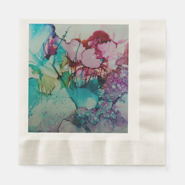 Servilleta de papel de arte hermosa (Anverso)