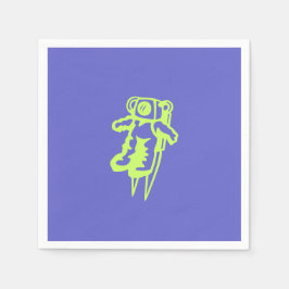 Servilleta de papel de astronauta