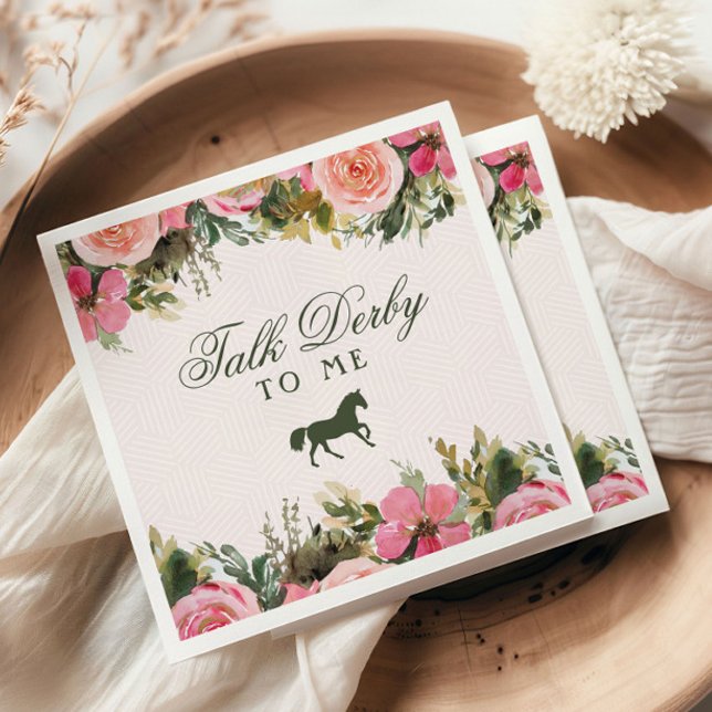 Servilleta De Papel De camino al Altar Kentucky Derby Bridal Shower (Subido por el creador)