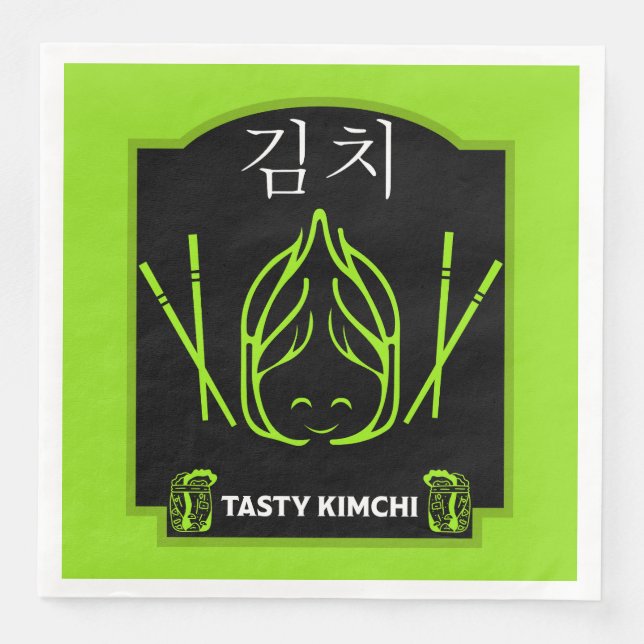 Servilleta De Papel De Cena 22 de noviembre - Día Internacional del Kimchi (Anverso)