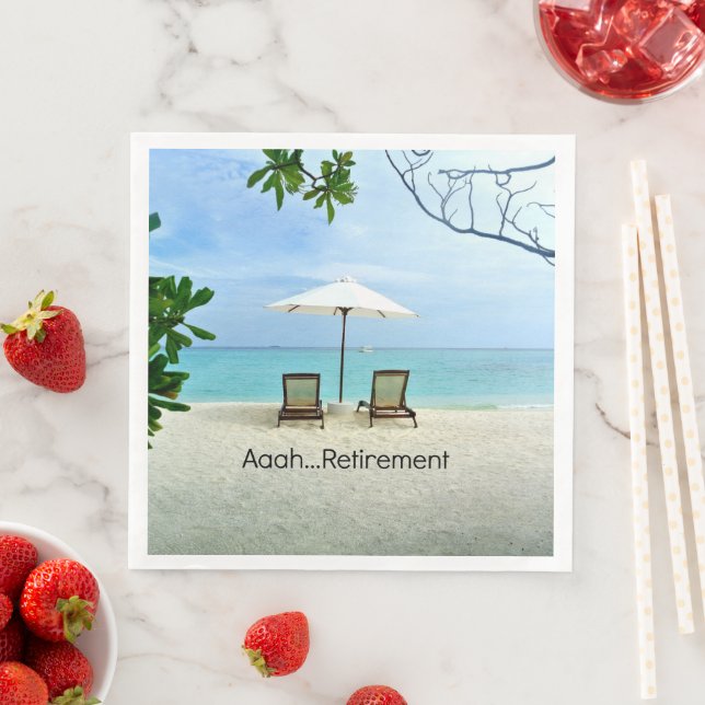 Servilleta De Papel De Cena Aaah...Jubilación (In situ)