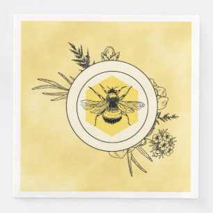 Servilleta De Papel De Cena Abeja