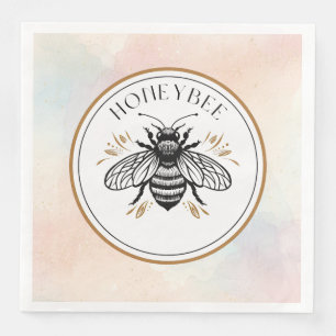 Servilleta De Papel De Cena Abeja Melífera