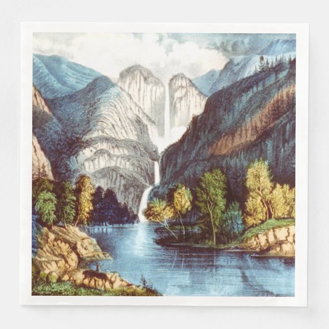 Servilleta De Papel De Cena ABH Yosemite Paper Dinner Napkins (Anverso)