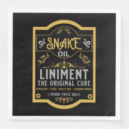 Servilleta De Papel De Cena Aceite salvaje de serpiente occidental