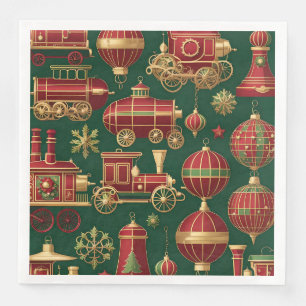 Servilleta De Papel De Cena adornos de navidad steampunk servilletas de papel