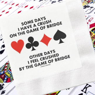 Servilleta De Papel De Cena Algunos Días Me Encoge El Juego Del Puente