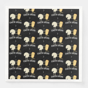 Servilleta De Papel De Cena Amantes Del Queso Y Conocidos
