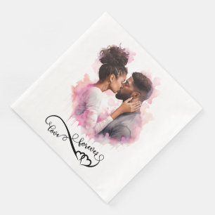 Servilleta De Papel De Cena Amor - Napkins de cóctel estándar
