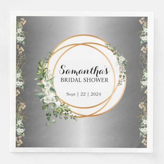 Servilleta De Papel De Cena Amor radiante: Boda inolvidable (Anverso)