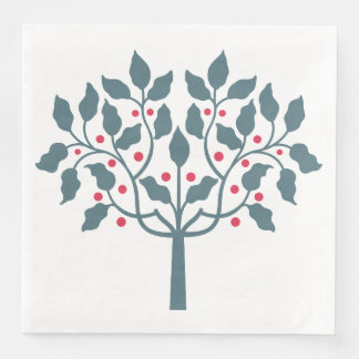 Servilleta De Papel De Cena árbol de bayas