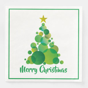 Servilleta De Papel De Cena Árbol de papel del Servilleta-Navidad