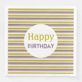 Servilleta De Papel De Cena Banda moderna decorativa