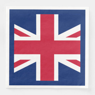 Servilleta De Papel De Cena Bandera inglesa patriótica