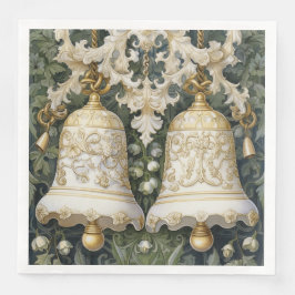 Servilleta De Papel De Cena Bells of Holiday Joy