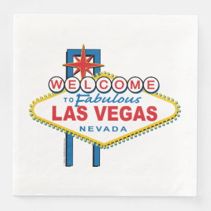 Servilleta De Papel De Cena Bienvenidos A Las Vegas