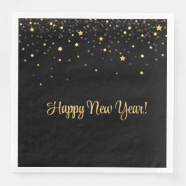 Servilleta De Papel De Cena Bites & Bubbly New Years Eve