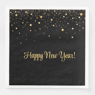 Servilleta De Papel De Cena Bites & Bubbly New Years Eve