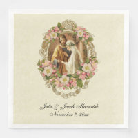 Boda católica Vintage Virgin Mary St. Joseph