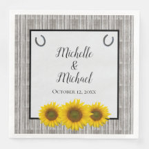 Boda de la puerta de la barra del girasol amarillo