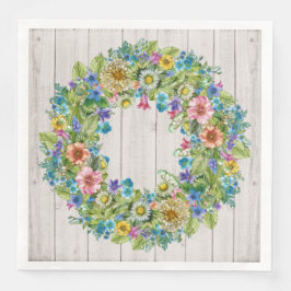 Servilleta De Papel De Cena Bonito Floral Rústica Fiesta Mercancías Napkins