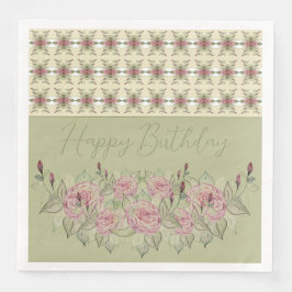 Servilleta De Papel De Cena Bonito Floral y patrón mixto