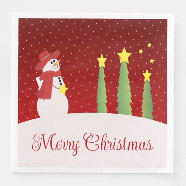 Servilleta De Papel De Cena Borgoña Y Oro (Anverso)