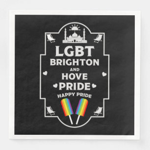 Servilleta De Papel De Cena Brighton y Hove orgullo