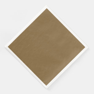 Servilleta De Papel De Cena Brown sucio (color sólido)