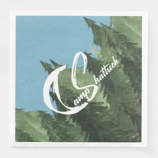 Servilleta De Papel De Cena Campamento Shattuck - Cuadros de papel