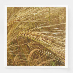 Servilleta De Papel De Cena Campo de trigo. ¡Es el momento de la cosecha!