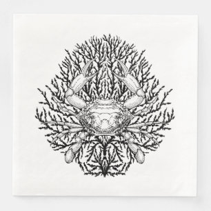 Servilleta De Papel De Cena Cangrejo