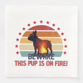 Servilleta De Papel De Cena Canina de Inferno