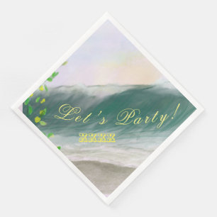 Servilleta De Papel De Cena Celebración del Fiesta de la cena estándar de Ocea