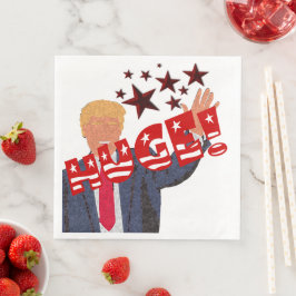 Servilleta De Papel De Cena Celebración ENORME Hito Partido Trump