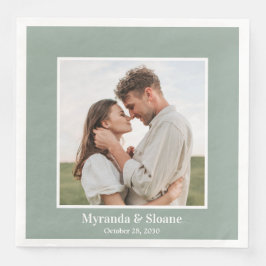 Servilleta De Papel De Cena Cena fotográfica Eucalyptus