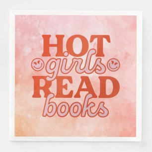 Servilleta De Papel De Cena Chicas Calientes Leen Libros